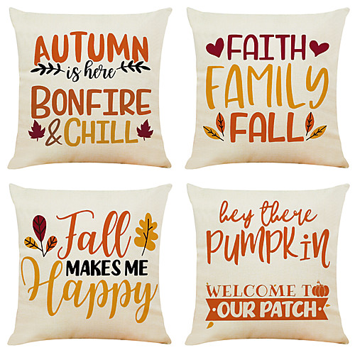 

Double Side Cushion Cover 4PC Soft Decorative Square Throw Pillow Cover Cushion Case Pillowcase for Sofa Bedroom Superior Quality Machine Washable