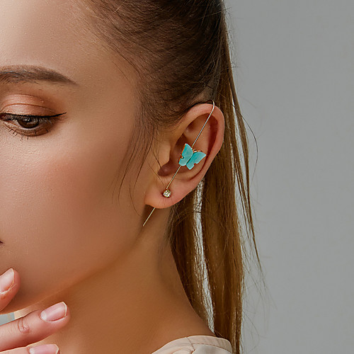 

Women's Earrings Geometrical Animal Stylish Earrings Jewelry Blue / Blushing Pink / White For Street