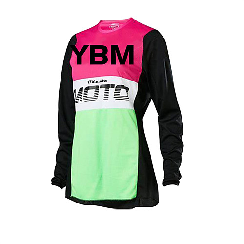 

CAWANFLY Women's Long Sleeve Cycling Jersey Summer Green / Black Bike Top Mountain Bike MTB Road Bike Cycling Quick Dry Sports Clothing Apparel / Micro-elastic