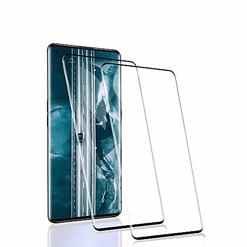 

rssytz [2 pieces of bulletproof glass compatible with oppo find x2 pro protective film, [9h hardness] [anti-scratch] [anti-fingerprint] [hd clear], oppo find x2 pro bulletproof glass film