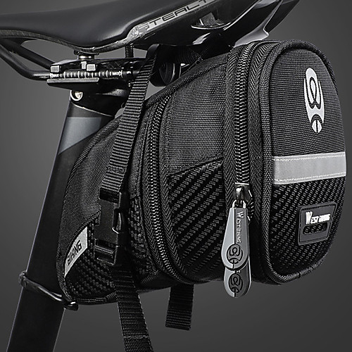 

0.9-1.1 L Bike Rack Bag Waterproof Portable Reflective Strips Bike Bag PU(Polyurethane) Polyster Bicycle Bag Cycle Bag Outdoor Exercise Bike / Bicycle