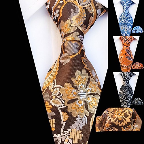 

Men's Work Necktie - Floral / Jacquard