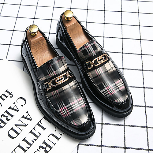 

Men's Loafers & Slip-Ons Moccasin Penny Loafers Casual Daily Walking Shoes Nappa Leather Breathable Non-slipping Wear Proof Black Spring