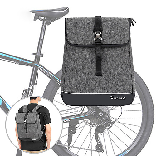 

15 L Bike Panniers Bag Cycling Backpack Holdall Portable Multifunctional Durable Bike Bag Polyster Bicycle Bag Cycle Bag Outdoor Exercise Bike / Bicycle