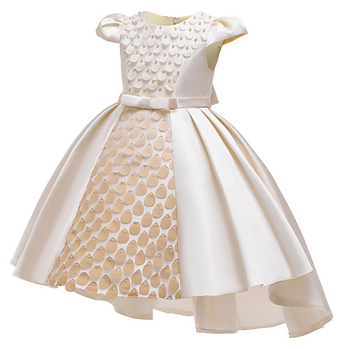 

Princess Dress Party Costume Flower Girl Dress Girls' Movie Cosplay Christmas New Year's Golden Dusty Rose Blue Dress Christmas Halloween Children's Day Polyester / Cotton