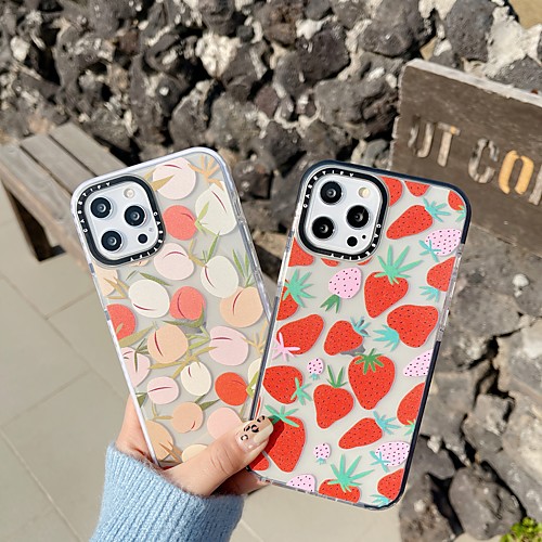 

Phone Case For Apple Back Cover iPhone 12 Pro Max 11 SE 2020 X XR XS Max 8 7 Shockproof Dustproof Cartoon Flower TPU