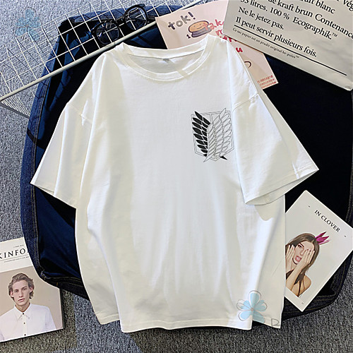 

Inspired by Attack on Titan Cosplay Cosplay Costume T-shirt 100% Polyester Print T-shirt For Women's / Men's