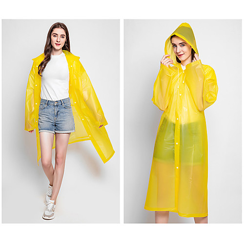

Women's Men's Unisex Rain Poncho Waterproof Hiking Jacket Rain Jacket Fall Spring Summer Outdoor Waterproof Portable Windproof Ultra Light (UL) Raincoat Poncho Top Camping / Hiking Hunting Fishing