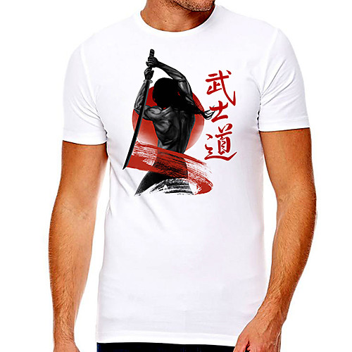 

Men's Unisex Tee T shirt Shirt Hot Stamping Text Graphic Prints Human Plus Size Print Short Sleeve Casual Tops Cotton Basic Designer Big and Tall Round Neck White / Summer