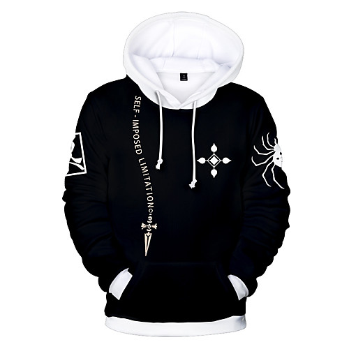

Inspired by Hunter X Hunter Killua Zoldyck Cosplay Costume Hoodie Terylene 3D Printing Harajuku Graphic Hoodie For Women's / Men's