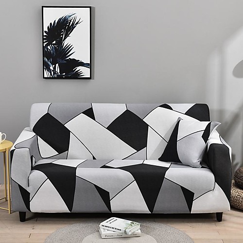 

2021 New Stylish Simplicity Print Sofa Cover Stretch Couch Slipcover Super Soft Fabric Retro Hot Sale Couch Cover