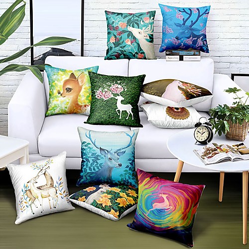 

Double Side Cushion Cover 1PC Soft Decorative Square Throw Pillow Cover Cushion Case Pillowcase for Sofa Bedroom Superior Quality Machine Washable