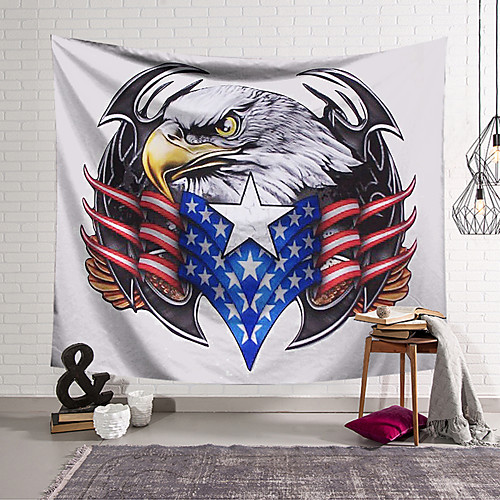 

Wall Tapestry Art Decor Blanket Curtain Hanging Home Bedroom Living Room Decoration Polyester American Eagle