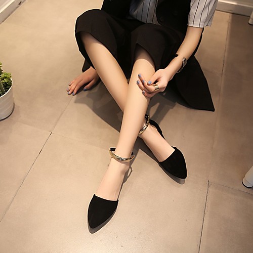 

Women's Heels Stiletto Heel Pointed Toe PU Synthetics Black Pink Green