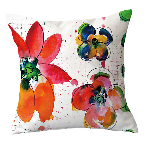 

Double Side Cushion Cover 1PC Soft Decorative Square Pillowcase for Sofa bedroom Car Chair Superior Quality Outdoor Cushion Patio Throw Pillow Covers for Garden Farmhouse Bench Couch