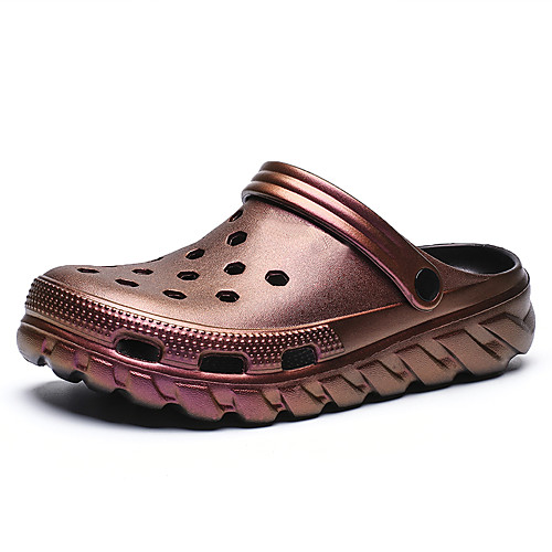 

Men's Slippers & Flip-Flops Beach Daily EVA(ethylene-vinyl acetate copolymer) Breathable Blue Gold Green Spring Summer