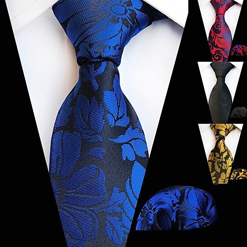 

Men's Work Necktie - Floral / Jacquard