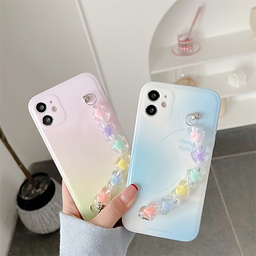 

Phone Case For Apple Back Cover iPhone 12 Pro Max 11 SE 2020 X XR XS Max 8 7 Shockproof Dustproof Color Gradient TPU