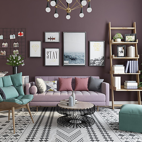 

Wallpaper Wall Covering Sticker Film Peel and Stick Removable Solid Color Vinyl PVC Home Décor 30053cm