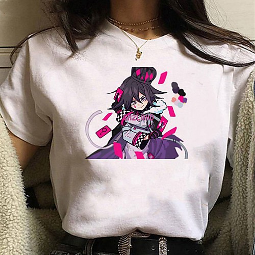 

Inspired by Danganronpa V3 Cosplay Anime Cartoon Polyester / Cotton Blend Print Harajuku Graphic Kawaii T-shirt For Women's / Men's