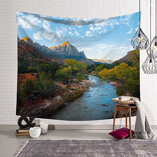 

Landscape Wall Tapestry Art Decor Blanket Curtain Hanging Home Bedroom Living Room Decoration Polyester