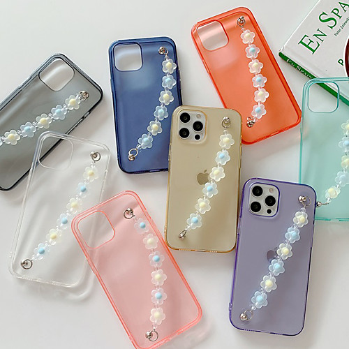 

Phone Case For Apple Back Cover iPhone 12 Pro Max 11 SE 2020 X XR XS Max 8 7 Shockproof Dustproof Solid Colored TPU