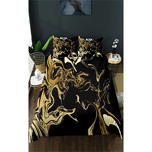 

3-Piece Duvet Cover Set Hotel Bedding Sets Comforter Cover with Soft Lightweight Microfiber Include 1 Duvet Cover 2 Pillowcases for Double/Queen/King(1 Pillowcase for Twin/Single)