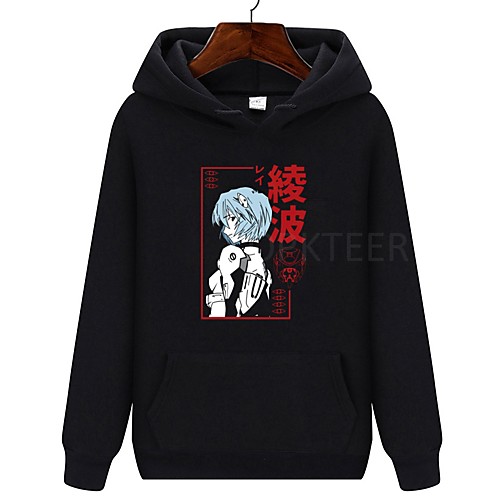 

Inspired by EVA Cosplay Anime Cartoon 100% Polyester Print Harajuku Graphic Kawaii Hoodie For Women's / Men's