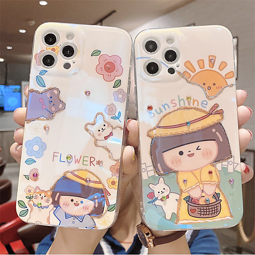 

Phone Case For Apple Back Cover iPhone 12 Pro Max 11 SE 2020 X XR XS Max 8 7 6 Shockproof Dustproof Cartoon TPU