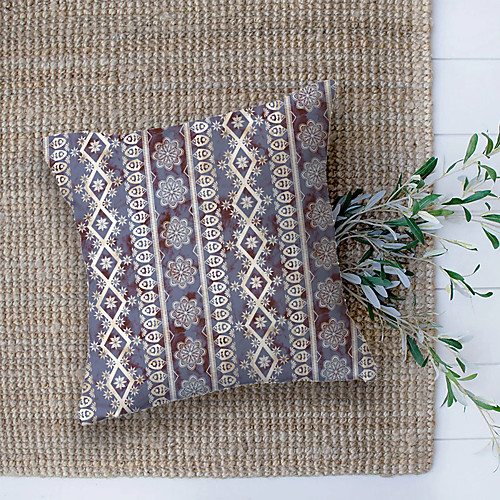 

Boho Double Side Cushion Cover 1PC Soft Decorative Square Throw Pillow Cover Cushion Case Pillowcase for Sofa Bedroom Superior Quality Machine Washable Outdoor Cushion for Sofa Couch Bed Chair