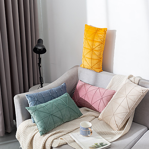 

Holland Velvet Cushion Cover 1PC Soft Decorative Square Lumbar Throw Pillow Cover Cushion Case Pillowcase for Sofa Bedroom Livingroom Outdoor Superior Quality Machine Washable Outdoor Cushion for Sofa Couch Bed Chair