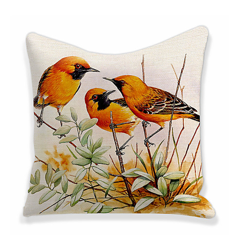 

Double Side Cushion Cover 1PC Faux Linen Soft Decorative Square Throw Pillow Cover Cushion Case Pillowcase for Sofa Bedroom Superior Quality Machine Washable Outdoor Cushion for Sofa Couch Bed Chair