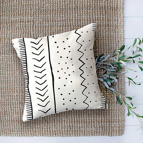 

Boho Double Side Cushion Cover 1PC Soft Decorative Square Throw Pillow Cover Cushion Case Pillowcase for Sofa Bedroom Superior Quality Machine Washable Outdoor Cushion for Sofa Couch Bed Chair
