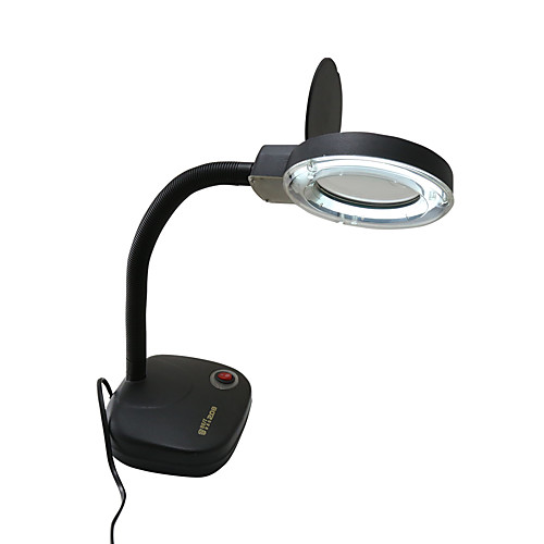 

BST-208 Adjustable Lamp LED Illuminating Magnifier Glass Desk Reading Table Lights 5X 10X Magnification for phone repair