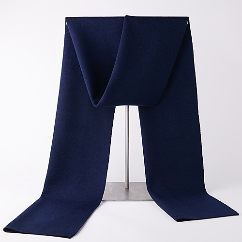 

Women's Rectangle Scarf Casual / Daily As the Picture Scarf Solid Color / Wool
