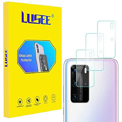 

lusee 3 pieces bulletproof glass camera for huawei p40 pro camera glass [anti scratch] [anti fingerprint] bulletproof glass camera protection film p40 pro camera protection for huawei p40 pro