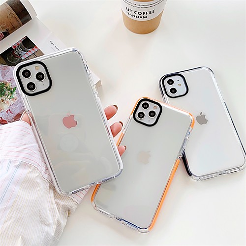 

Clear Phone Case For Apple iPhone 12 Pro Max 11 SE 2020 X XR XS Max 8 7 Shockproof Dustproof Transparent TPU Back Cover