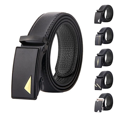 

Men's Wide Belt Office / Career Daily Wear As the Picture Belt Solid Color