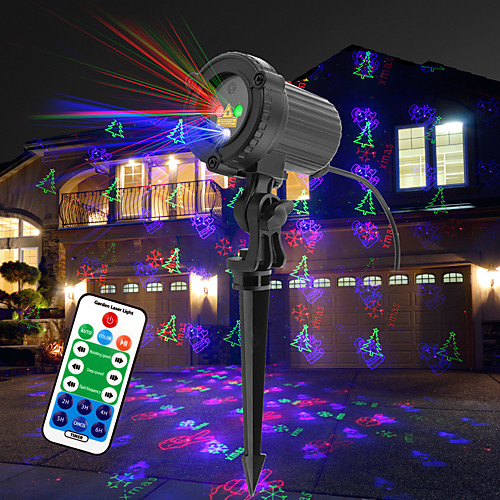 

Remote Control Laser Light Projector Waterproof Projector Rotating LED Projector Multi Color Wedding Party Gift Projector Light
