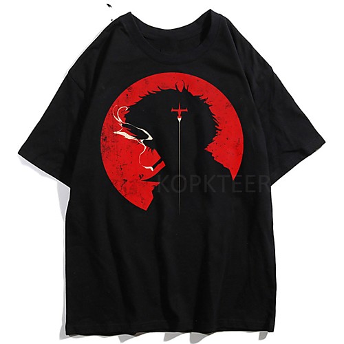 

Inspired by Cowboy Bebop Cosplay Anime Cartoon Polyester / Cotton Blend Print Harajuku Graphic Kawaii T shirt For Women's / Men's