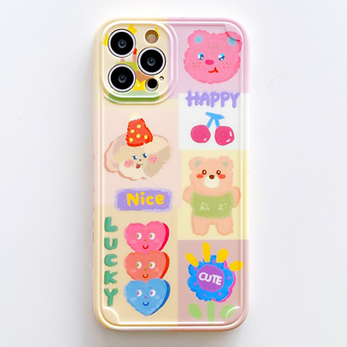 

Phone Case For Apple Back Cover iPhone 12 Pro Max 11 SE 2020 X XR XS Max 8 7 Shockproof Dustproof Cartoon TPU