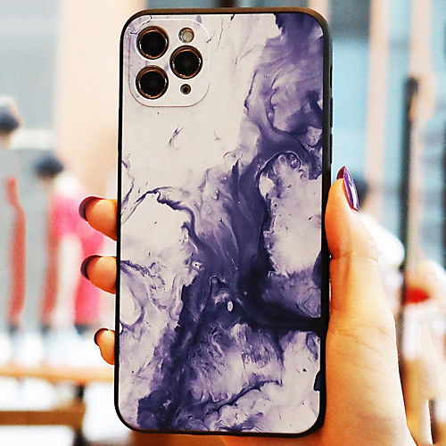 

Phone Case For Apple Back Cover iPhone 12 Pro Max 11 SE 2020 X XR XS Max 8 7 Shockproof Dustproof Marble TPU