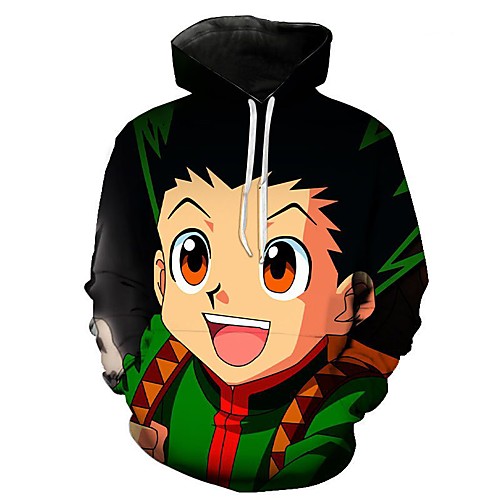 

Inspired by Hunter X Hunter Cosplay Anime Cartoon Polyester / Cotton Blend Print Harajuku Graphic Kawaii Hoodie For Women's / Men's