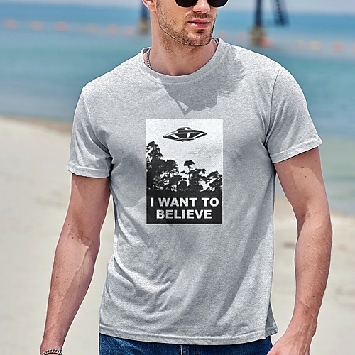 

Men's Tee T shirt Hot Stamping Graphic Prints Tree Plus Size Print Short Sleeve Casual Tops Cotton Basic Designer Big and Tall White Black Gray