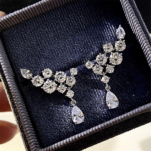 

Dangle Earrings Drop Earrings Classic Fashion Punk Trendy Romantic Sweet Cute Imitation Pearl Earrings Jewelry Silver For Gift Date Street Birthday Festival 1 Pair