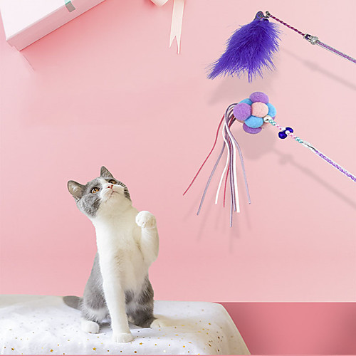 

3PCS Interactive Toy Ropes Cat Toys Set Cat Pet Exercise Releasing Pressure Plastic & Metal Gift Pet Toy Pet Play