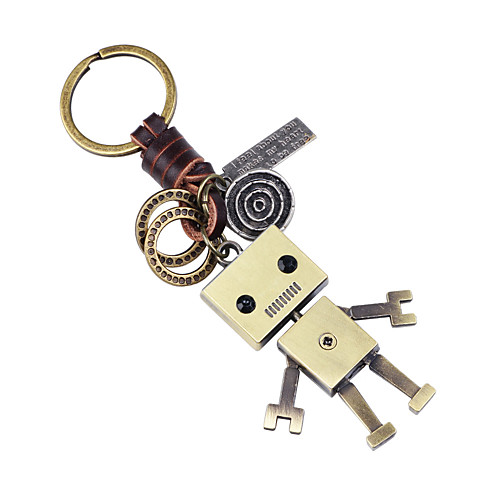 

keychain big head robot pendant creative car keychain keychain