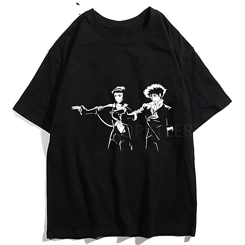 

Inspired by Cowboy Bebop Cosplay Anime Cartoon Polyester / Cotton Blend Print Harajuku Graphic Kawaii T shirt For Women's / Men's