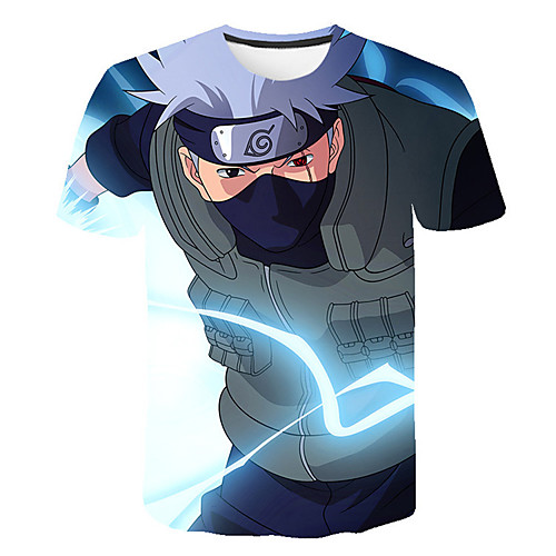 

Inspired by Naruto Anime Cartoon 100% Polyester 3D 3D Harajuku Graphic T-shirt For Women's / Men's
