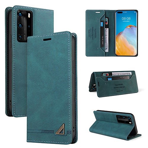 

Leather Wallet Phone Case For Huawei P40 Pro P40 Lite E P30 Pro P30 lite P20 Pro P20 Lite P Smart 2021 P Smart Z Honor 9S 9X Magnetic Flip Folio Full Body Protective Cover with Card Slots Kickstand